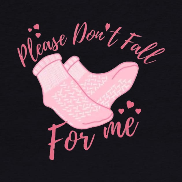 Dont Fall For Me Valentines Day Non Slip Socks Nurse by jadolomadolo